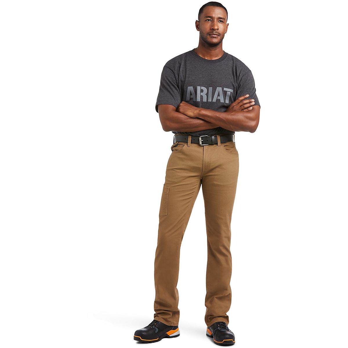Ariat Men's Rebar M7 Slim DuraStretch Made Tough Straight Pants Academy