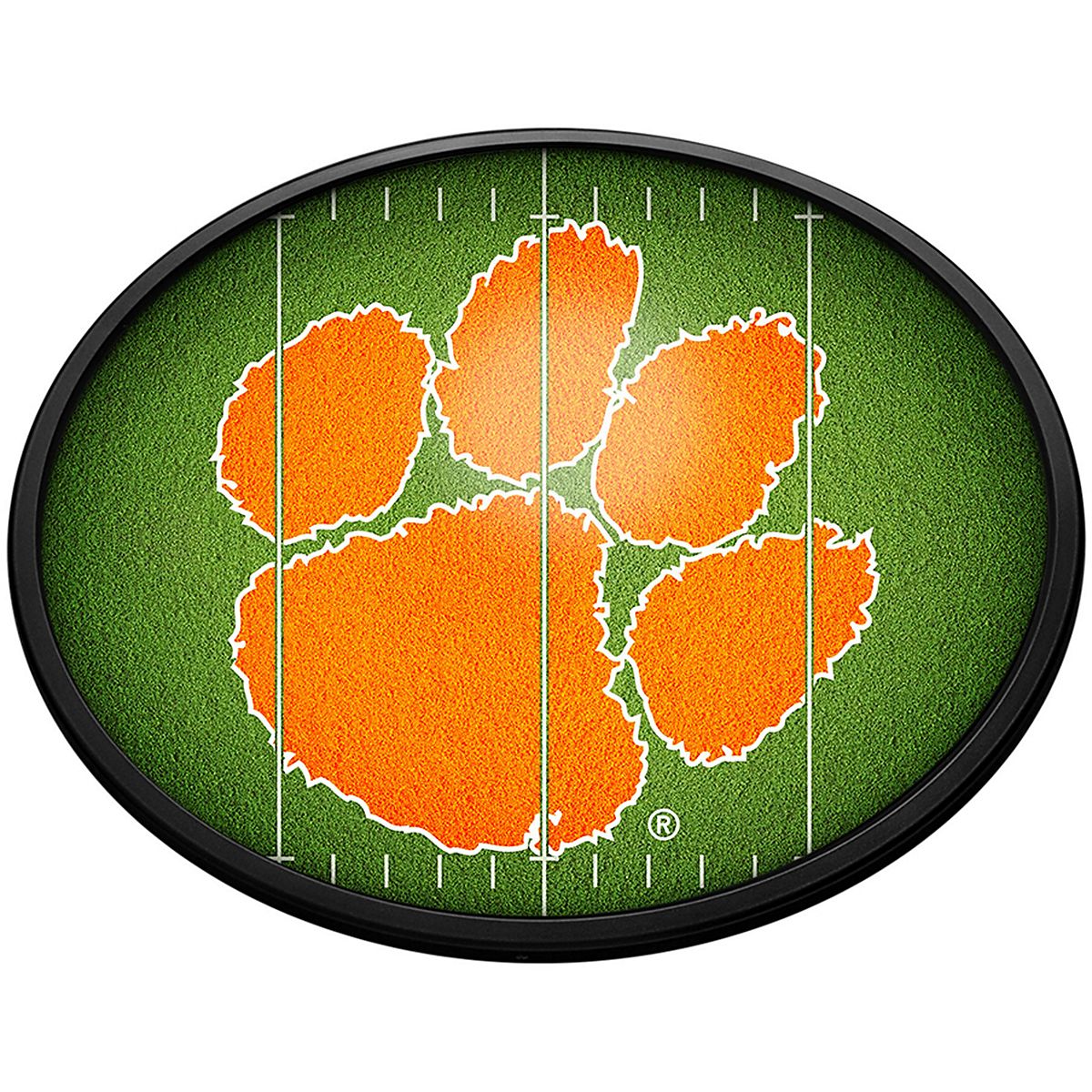 The Fan-Brand Clemson University On the 50 Oval Slimline Lighted Sign ...