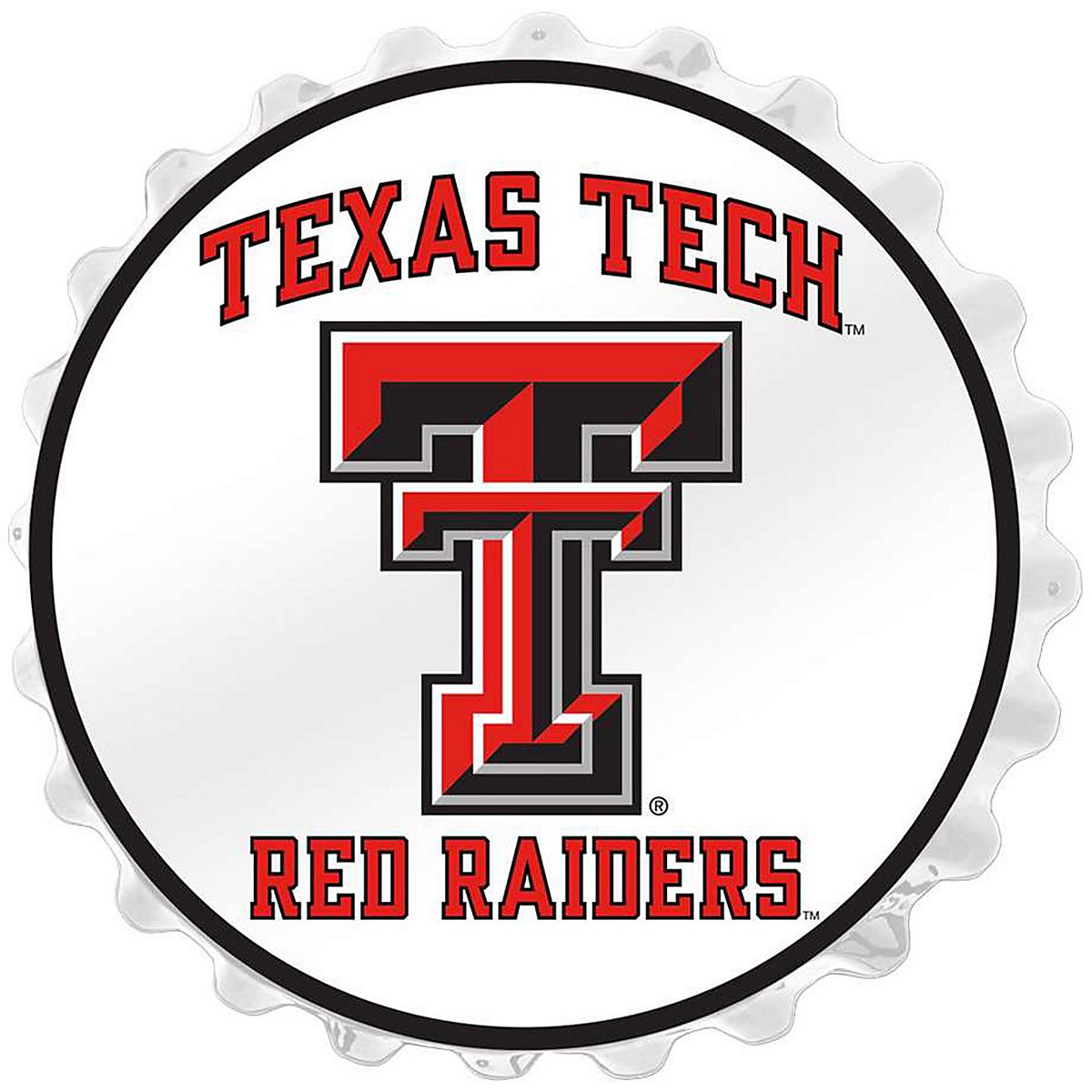 The Fan-Brand Texas Tech University Bottle Cap Wall Sign | Academy
