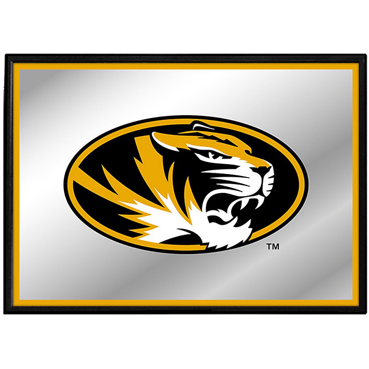 The Fan-brand University Of Missouri Framed Mirrored Wall Sign 