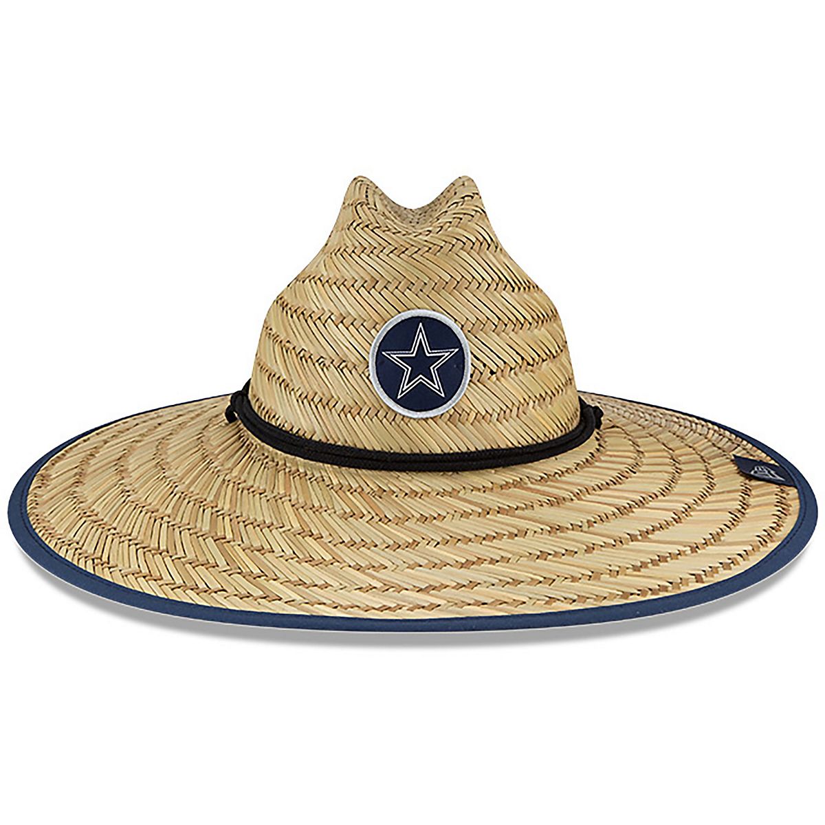 Men's Dallas Cowboys New Era White Training Straw Hat