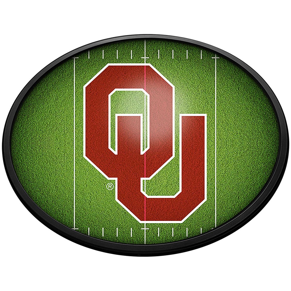 The Fan-Brand University of Oklahoma On the 50 Oval Slimline Lighted ...