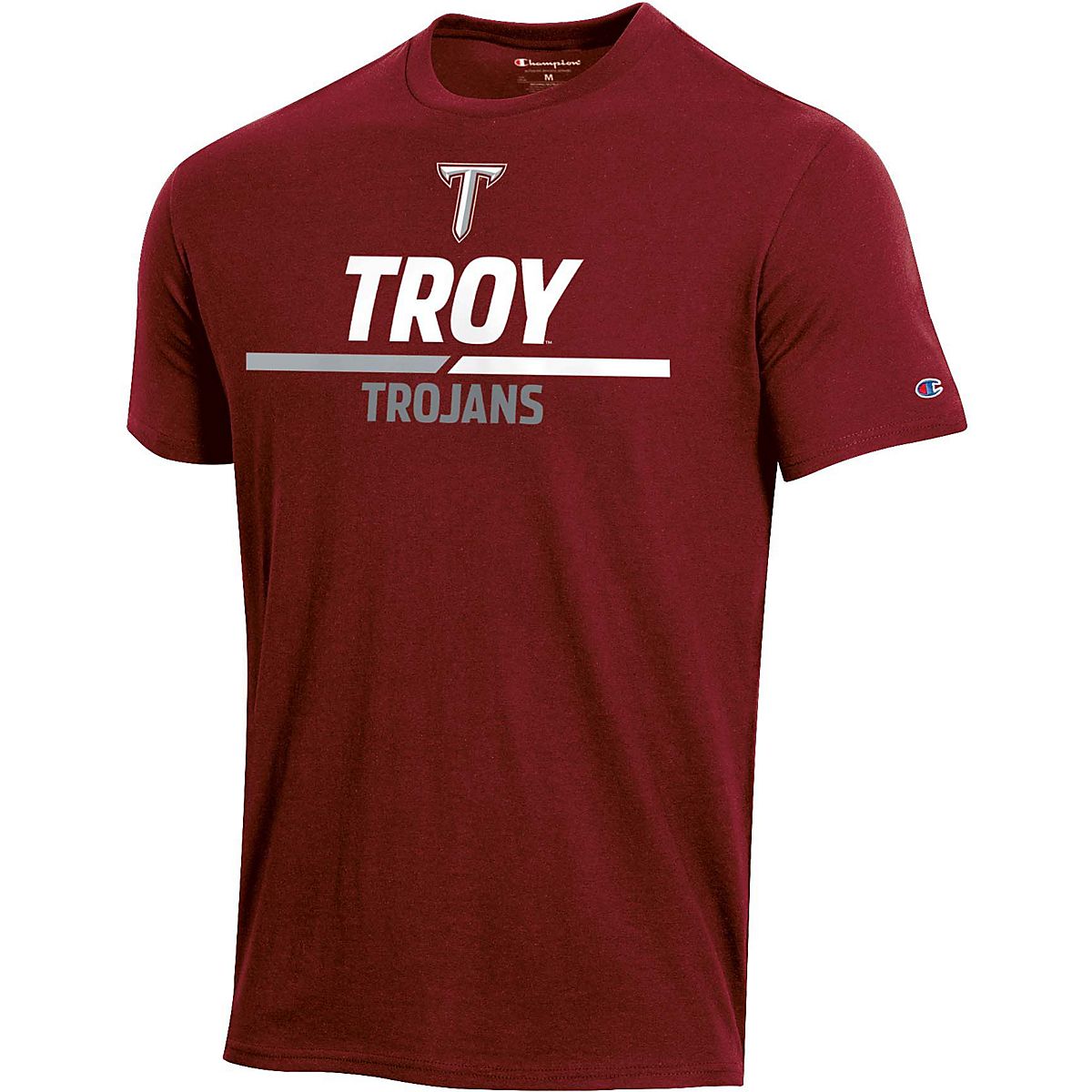 Champion Mens Troy University Team Short Sleeve T Shirt Academy