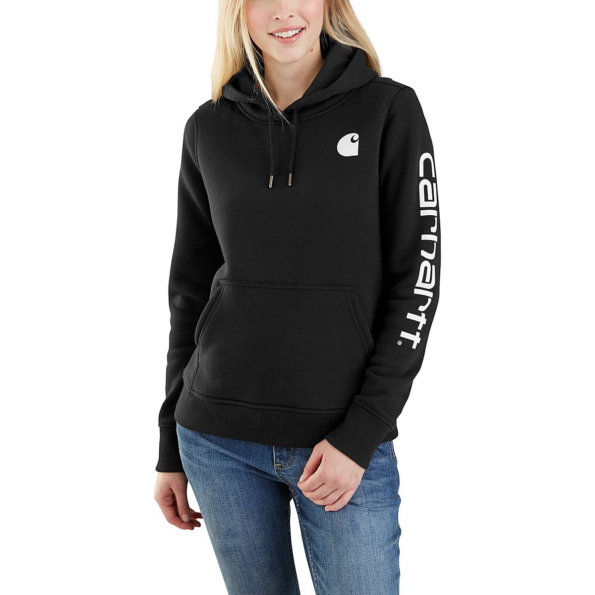 Carhartt Women's Knit Long Sleeve Hoodie (Large) in the