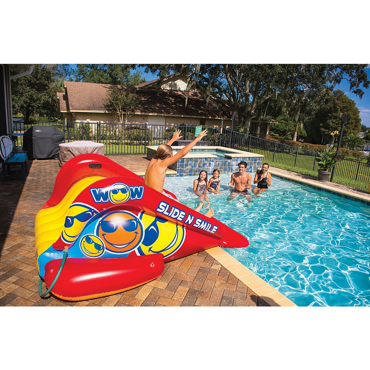 WOW Watersports Slide N Smile Single Lane Pool Slide | Academy