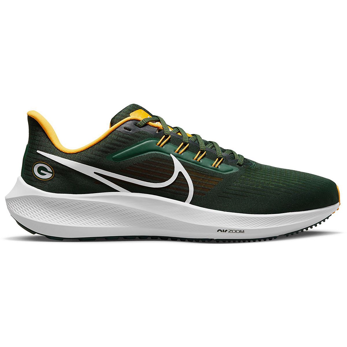 Nike Adults' Green Bay Packers Air Zoom Pegasus 39 Running Shoes Academy
