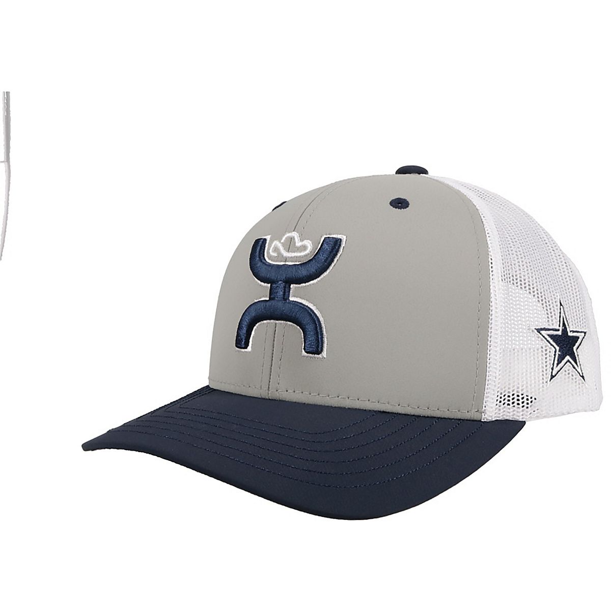 DALLAS COWBOYS 2023 OFFICIAL NFL HOOEY COLOR STAR TRUCKER MESHBACK SNAPBACK  HAT