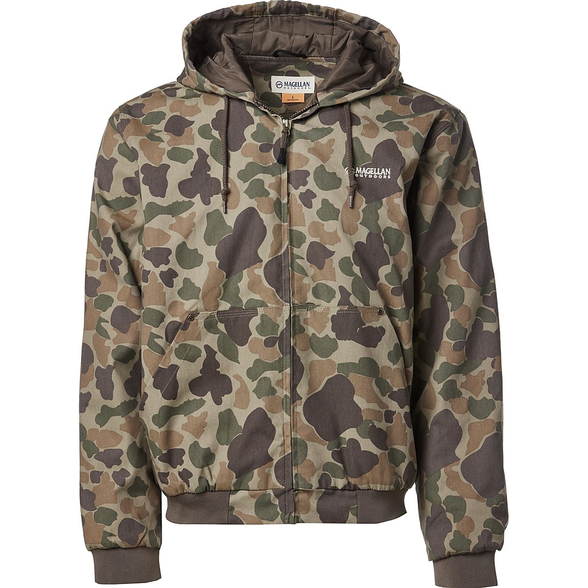 Magellan Outdoors Hunt Gear Men's Boone Hooded FZ Camo Jacket