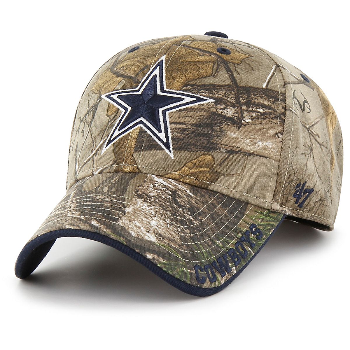 47 Men's Dallas Cowboys Realtree Frost MVP Cap Academy