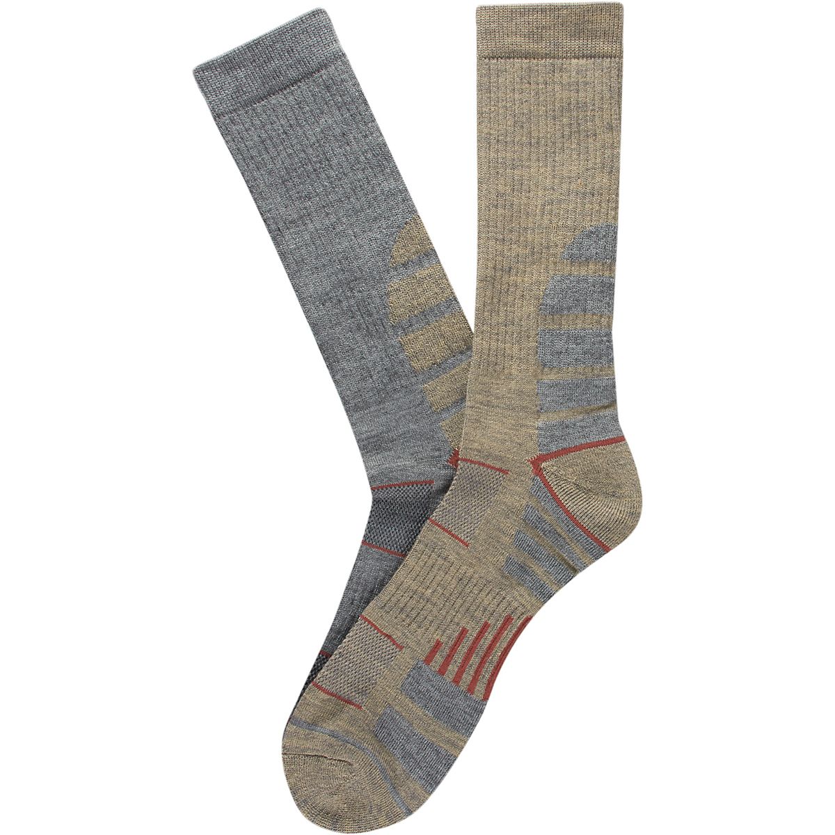 Magellan Outdoors Men's Stripe Crew Socks 2Pack Academy