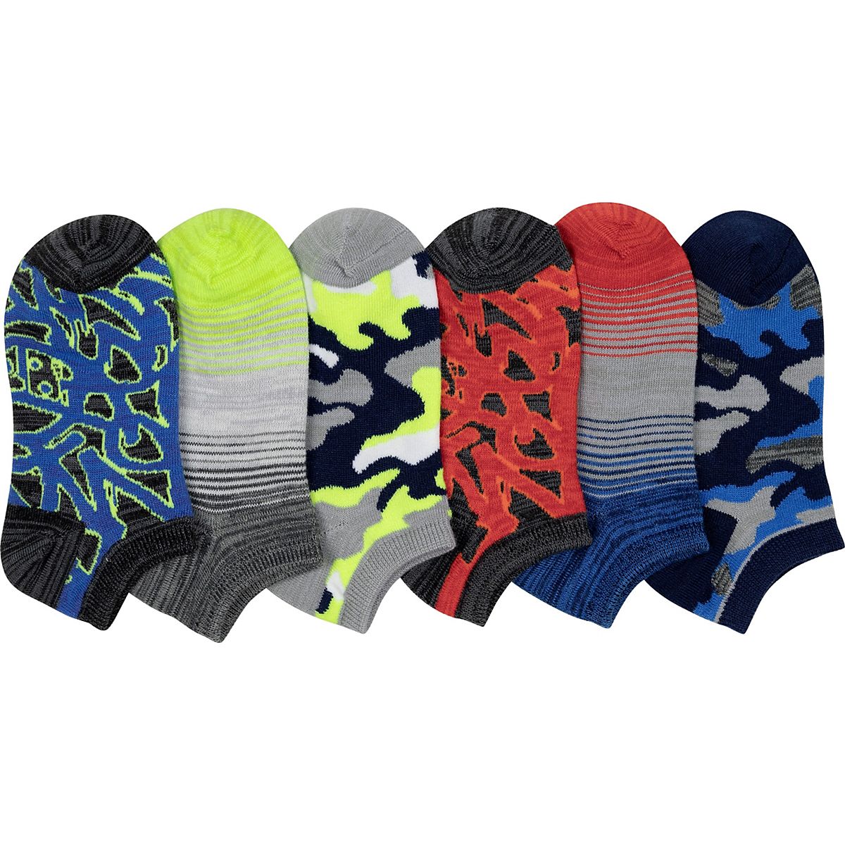 BCG Youth Camo Random Feed Socks 6 Pack