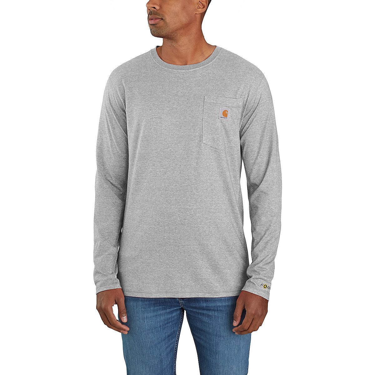 Carhartt Men's Relaxed Fit Midweight Pocket Long Sleeve T-shirt