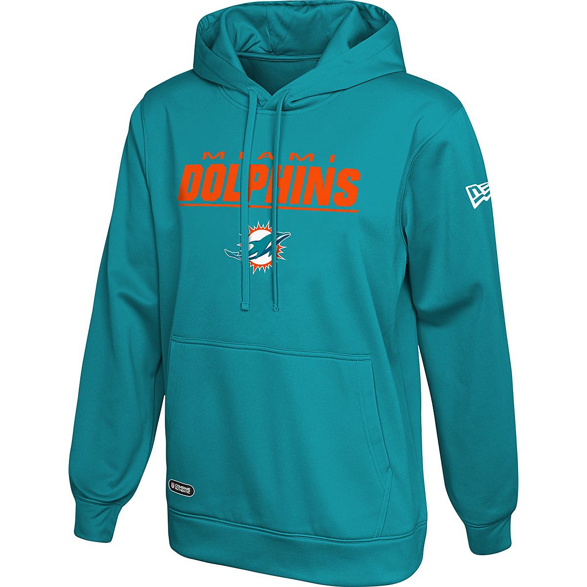 New Era Men’s Miami Dolphins Stated Pullover Hoodie | Academy