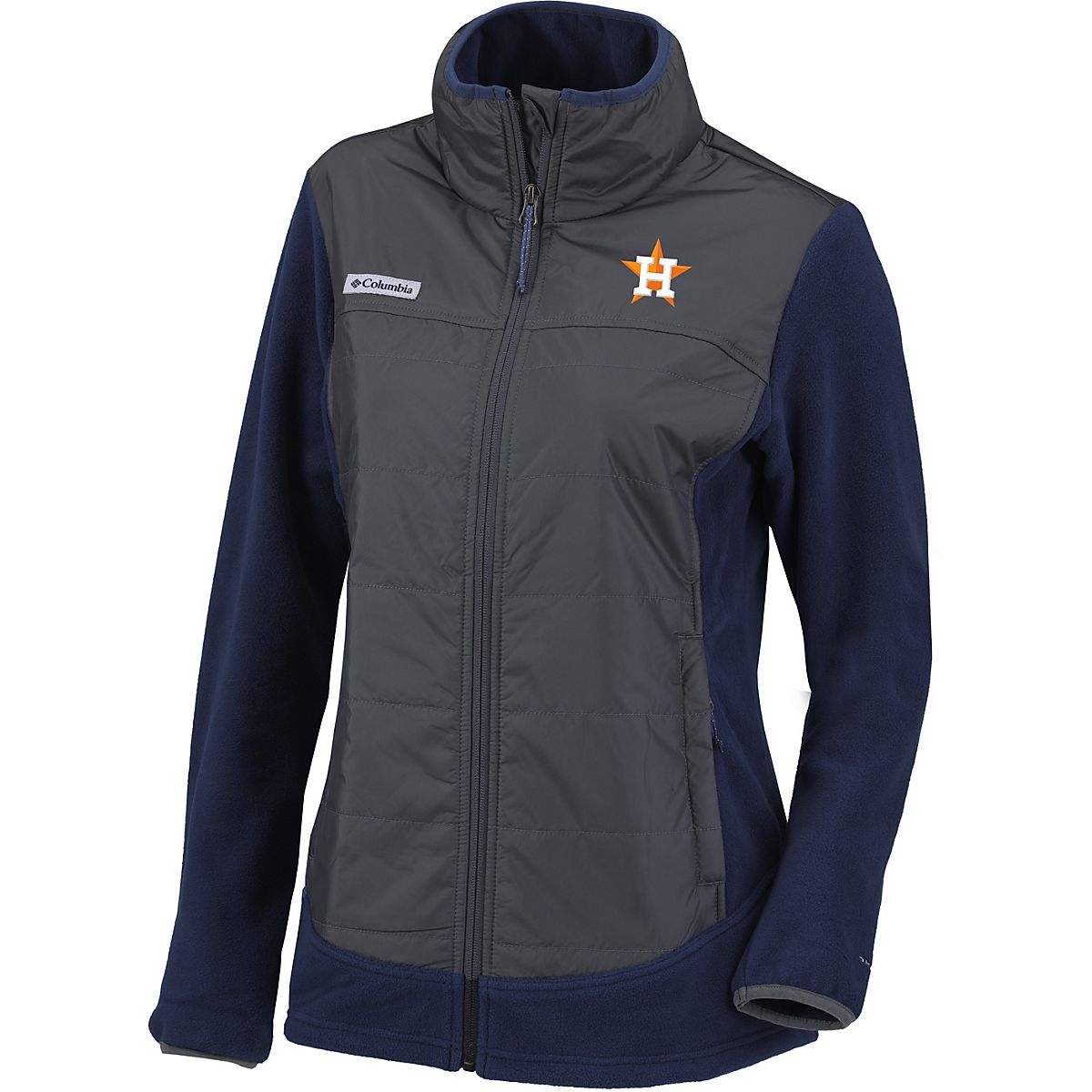 Columbia Sportswear Women's Houston Astros Basin Butte Fleece FullZip