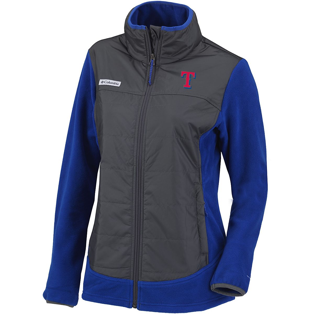 Columbia Sportswear Women's Texas Rangers Basin Butte Fleece FullZip Jacket Academy