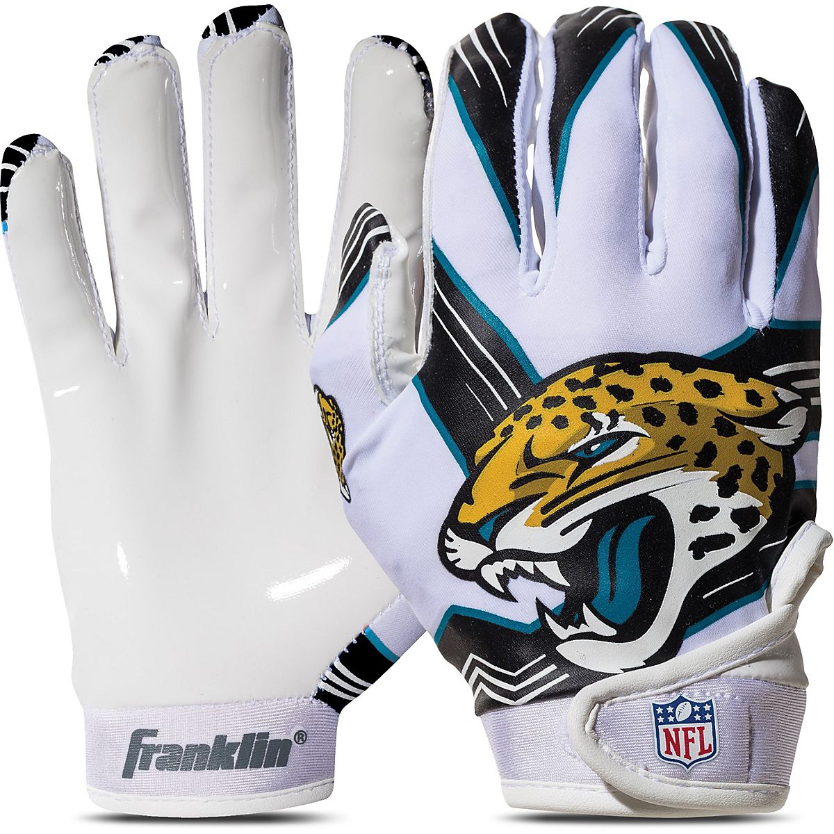 Franklin Jacksonville Jaguars Youth NFL Football Receiver Gloves Academy