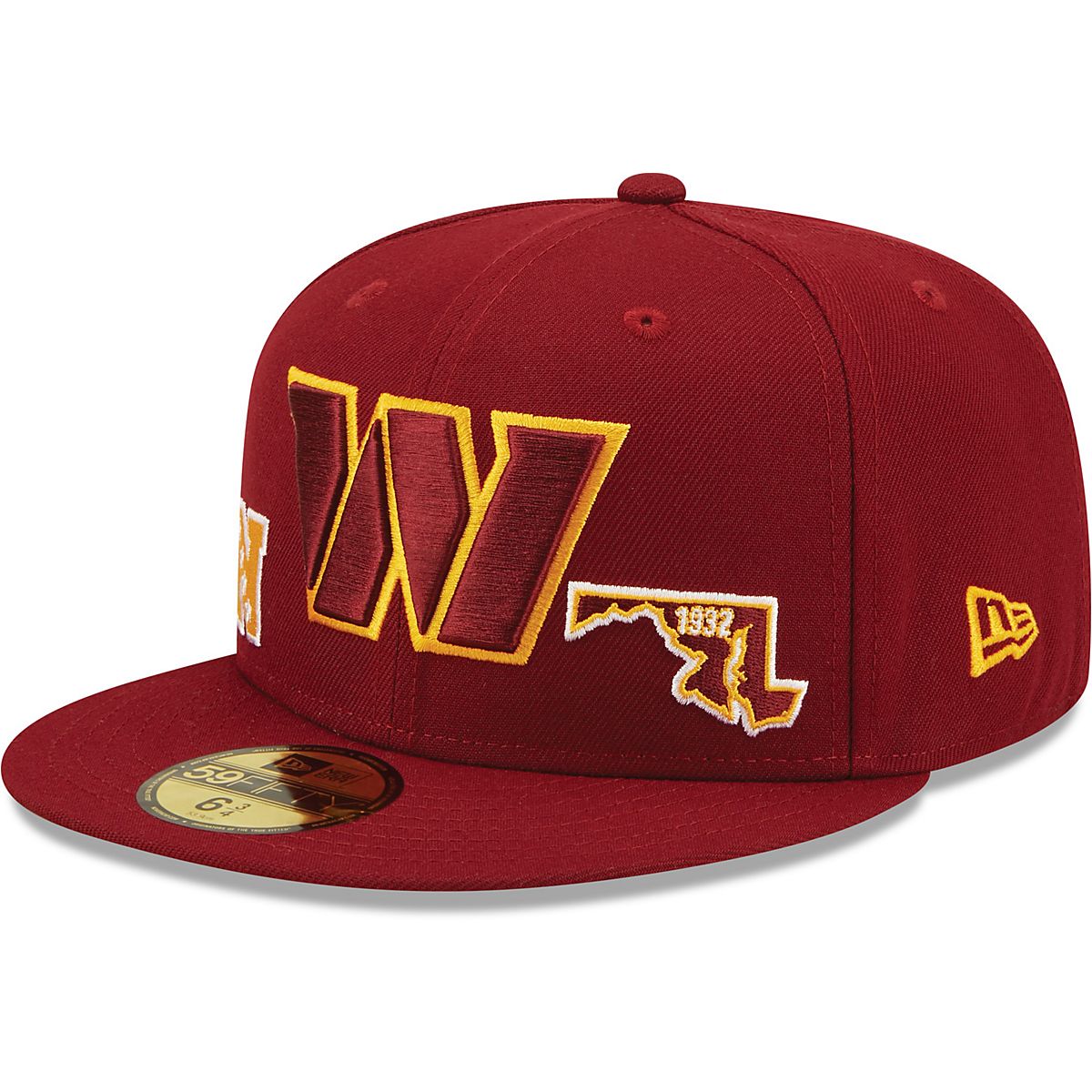 New Era Men's Washington Commanders Identity 59FIFTY Cap Academy