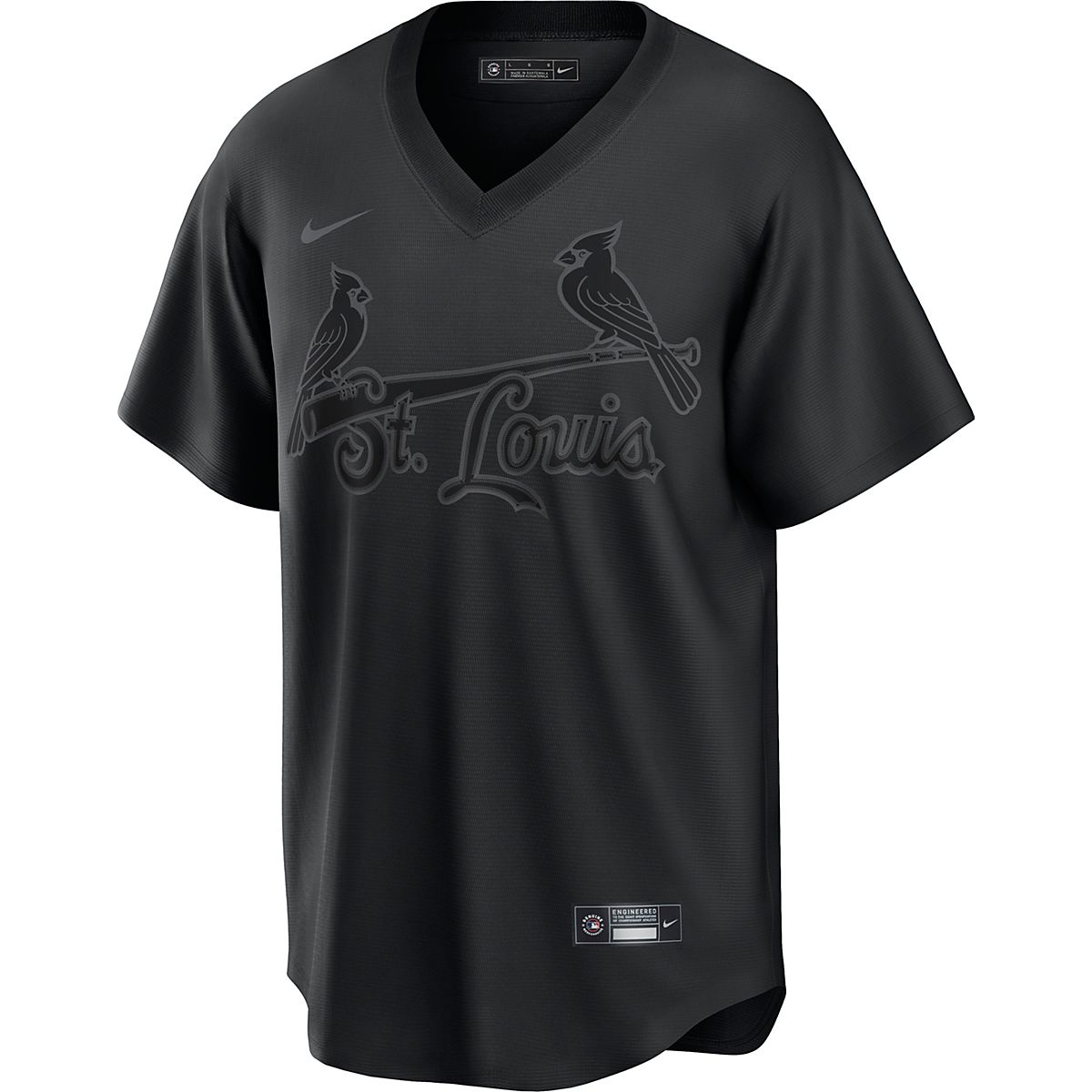 Men's Houston Astros Nike Black Pitch Black Fashion Replica Jersey