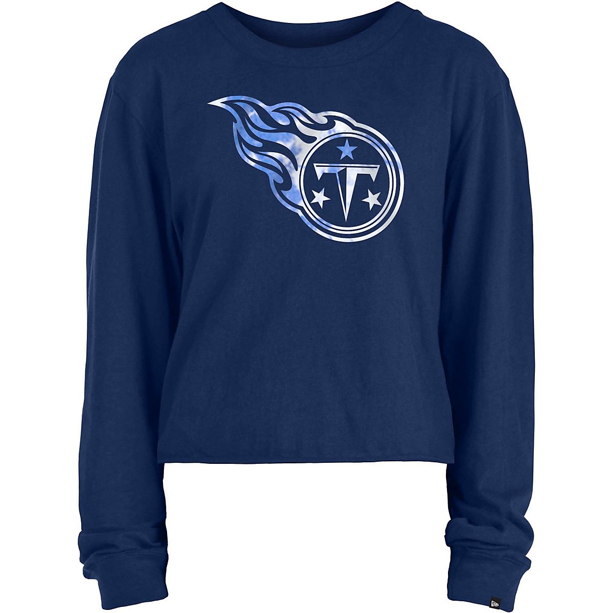 New Era Women's Tennessee Titans Long Sleeve Crop Top Academy