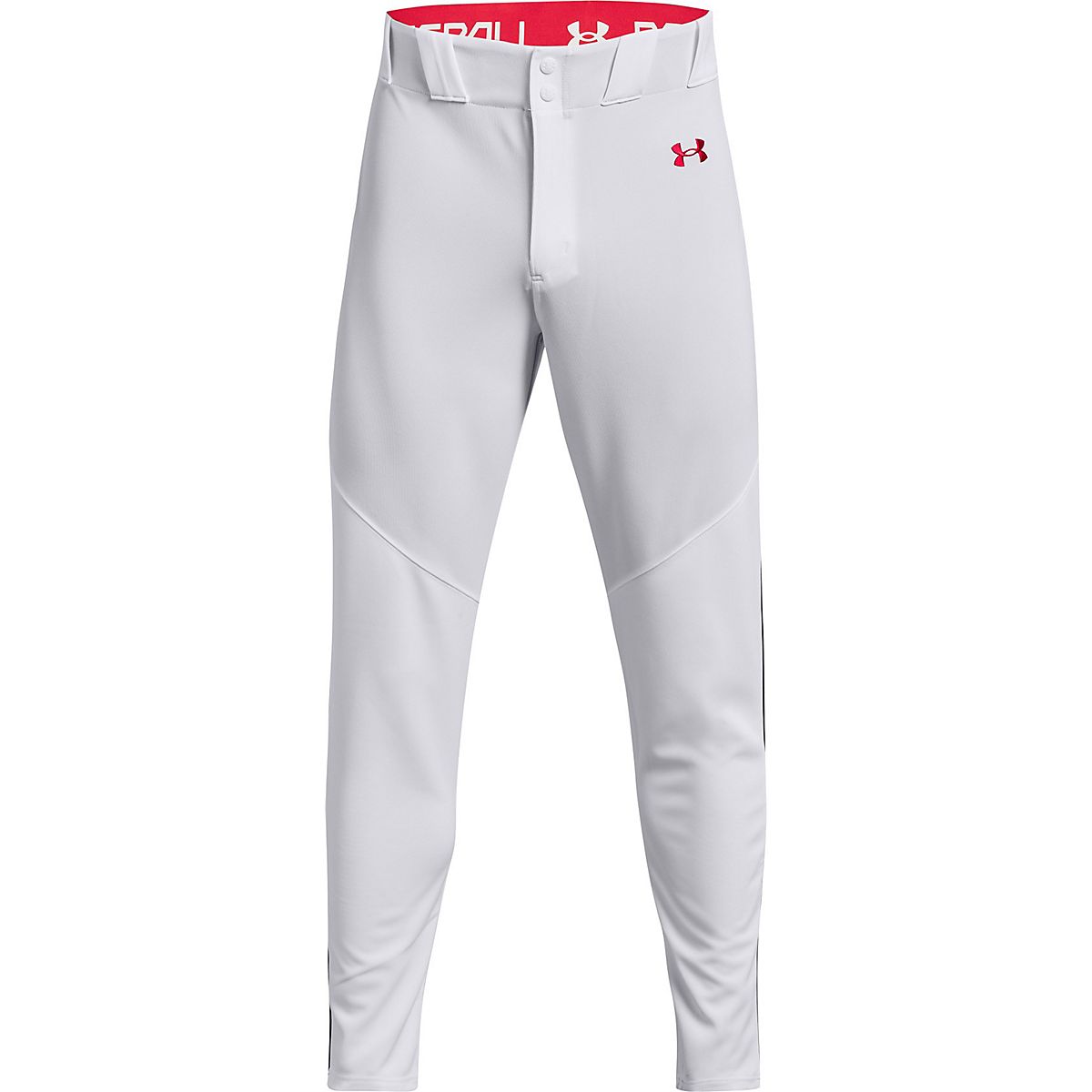 Under armour white baseball clearance pants with red piping