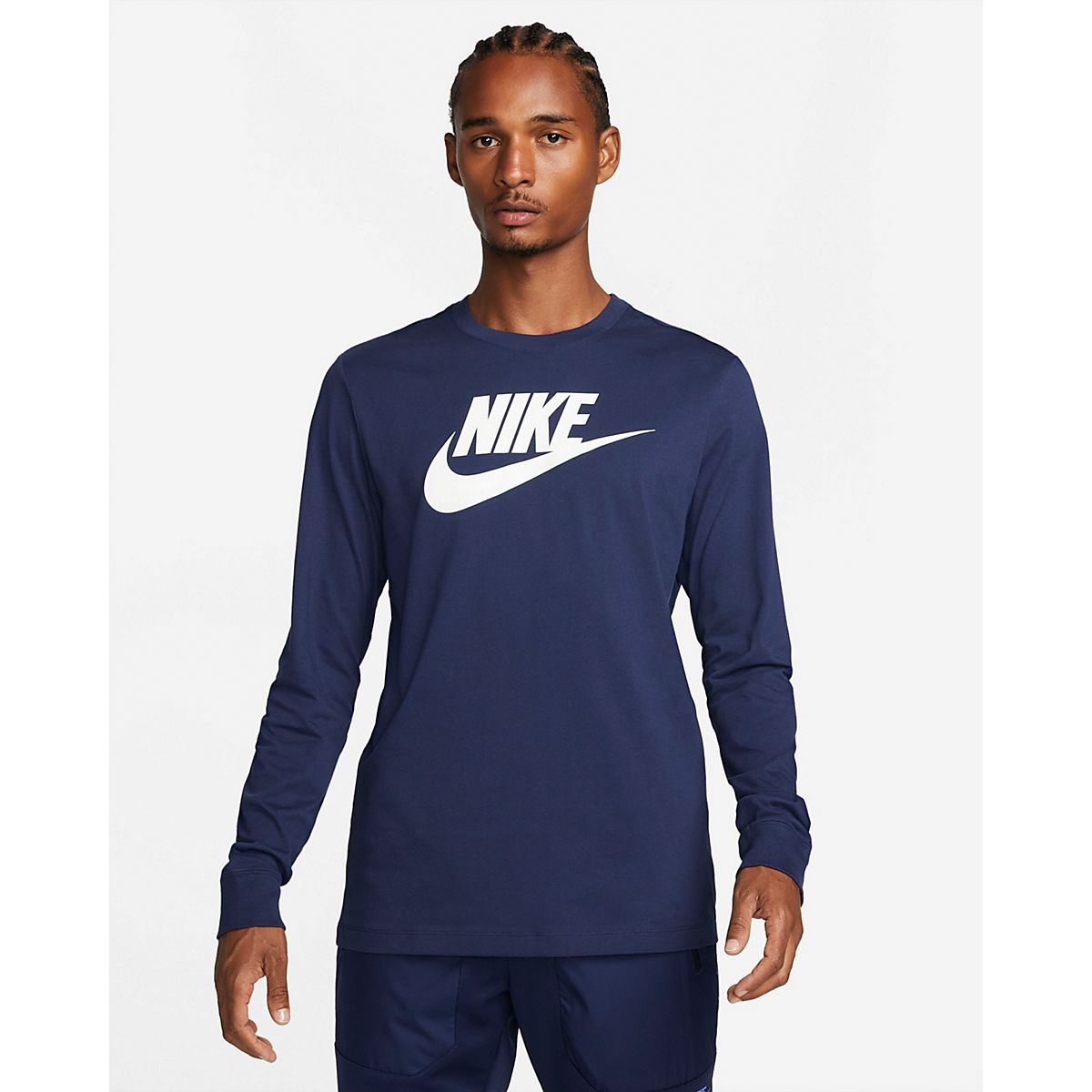 bronzen Jong Grommen Nike Men's Sportswear Icon Futura Long Sleeve T-shirt | Academy