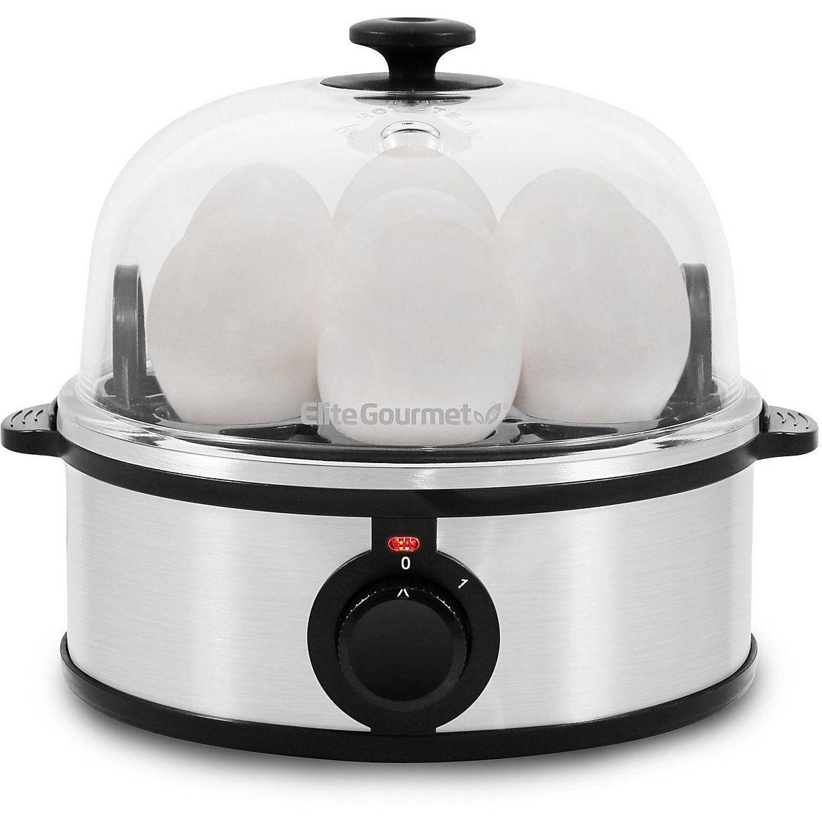 Elite Gourmet 7Egg Stainless Steel Easy Egg Cooker Academy