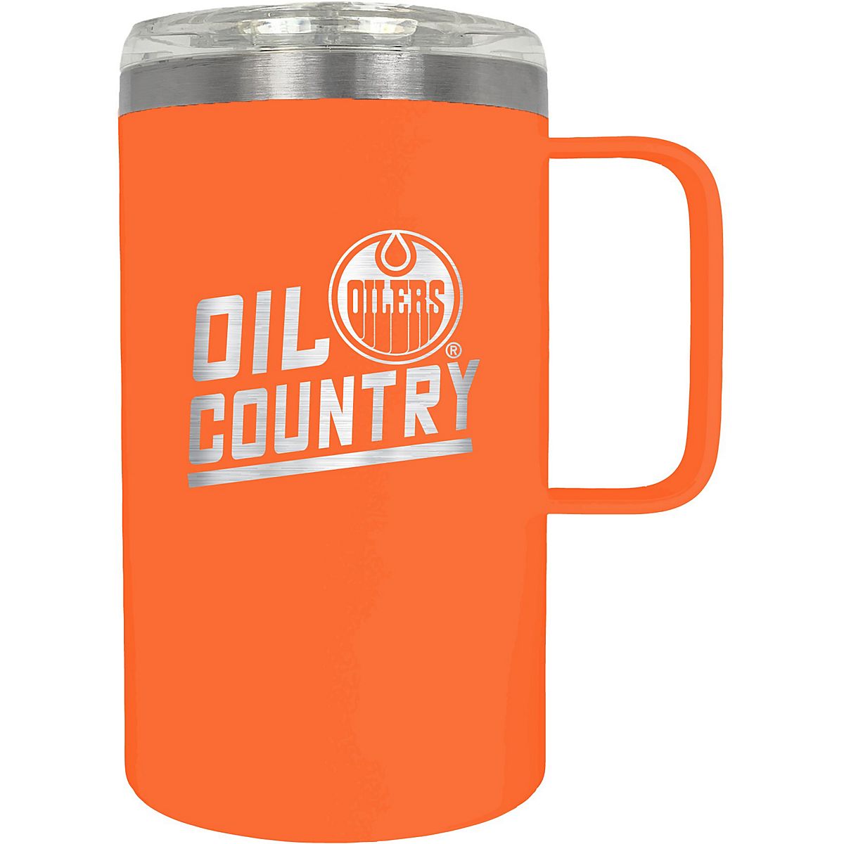 Great American Products Edmonton Oilers Hustle 18 oz Travel Mug Academy