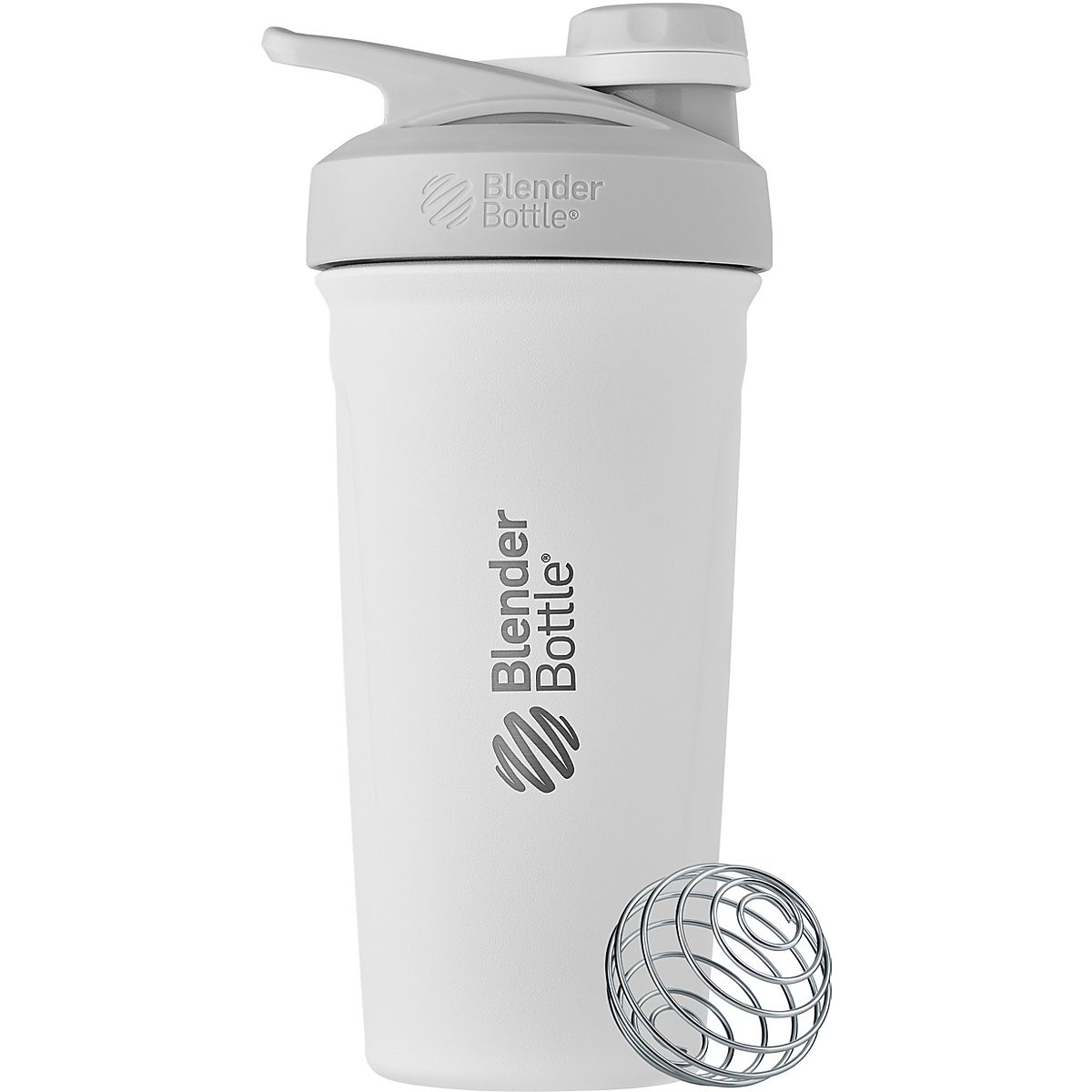 Strada Tritan Shaker Bottle with Wire Whisk BlenderBall - White (28 fl oz.)  by BlenderBottle at the Vitamin Shoppe