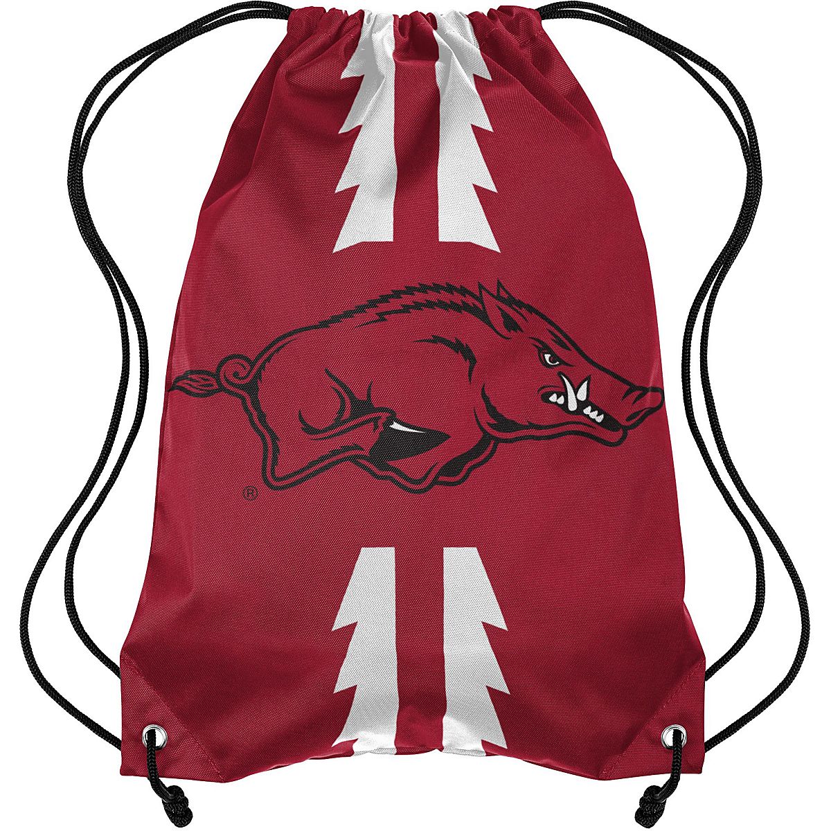 Forever Collectibles University of Arkansas Team Stripe Drawstring