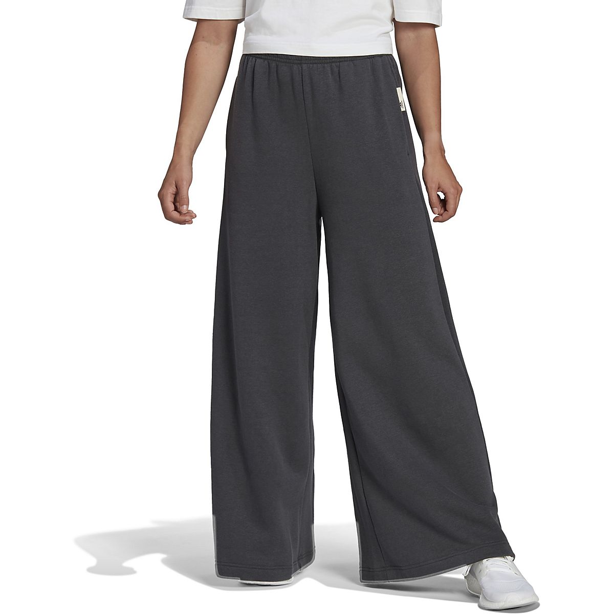 adidas Women's Studio Lounge Wide Leg Fleece Joggers