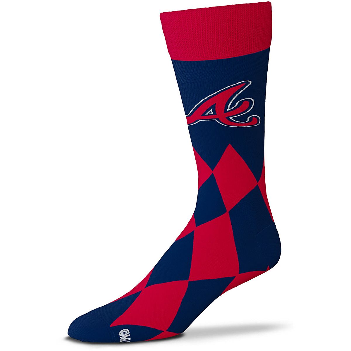 For Bare Feet Atlanta Braves Dashed Diamond Thin Knee High Socks Academy