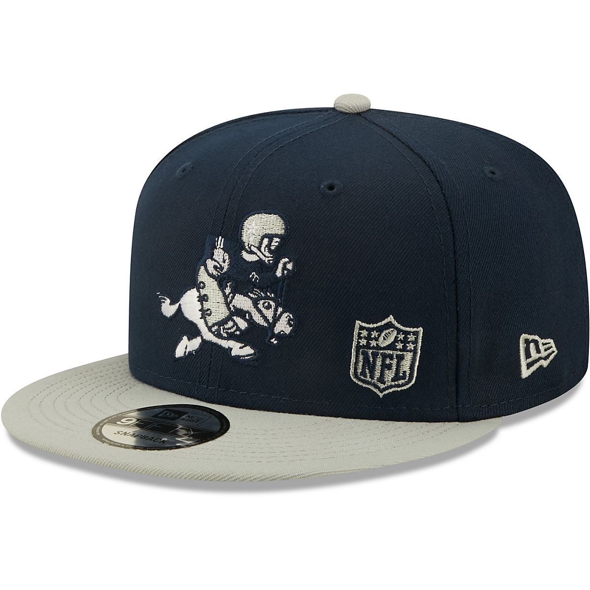 Dallas Cowboys New Era Classic 9FIFTY Trucker Snapback Hat - Black