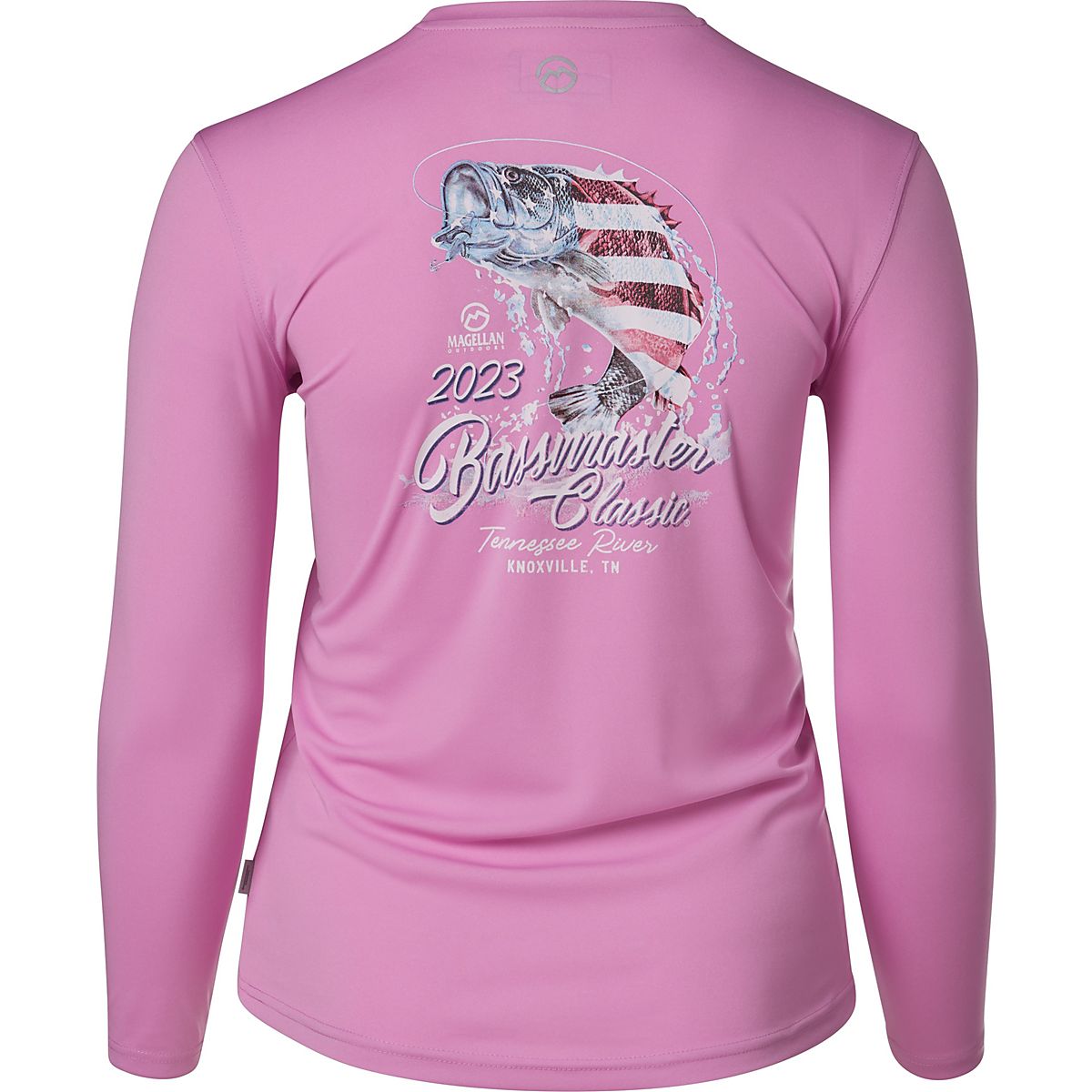 Magellan Fishing Shirt Women Long Sleeve Pink Small Mag Wick Button Vented