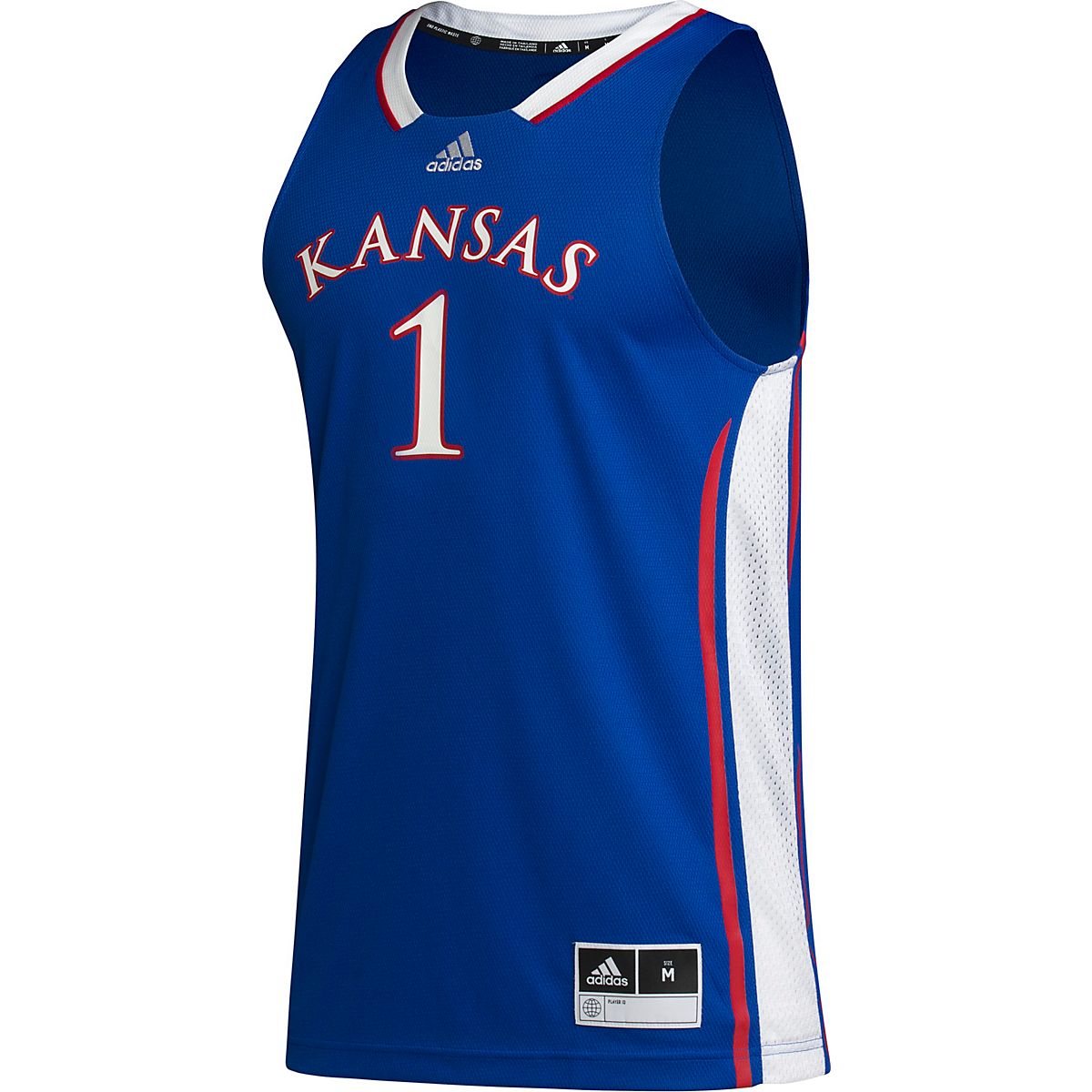 adidas Men's University of Kansas BHM Replica Basketball Jersey