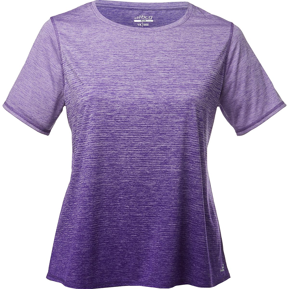 Women's Purple/White Colorado Rockies Logo Plus Size V-Neck Jersey T-Shirt