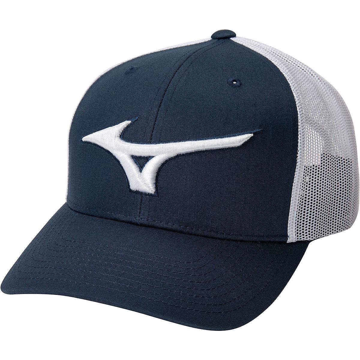 mizuno mesh trucker hat