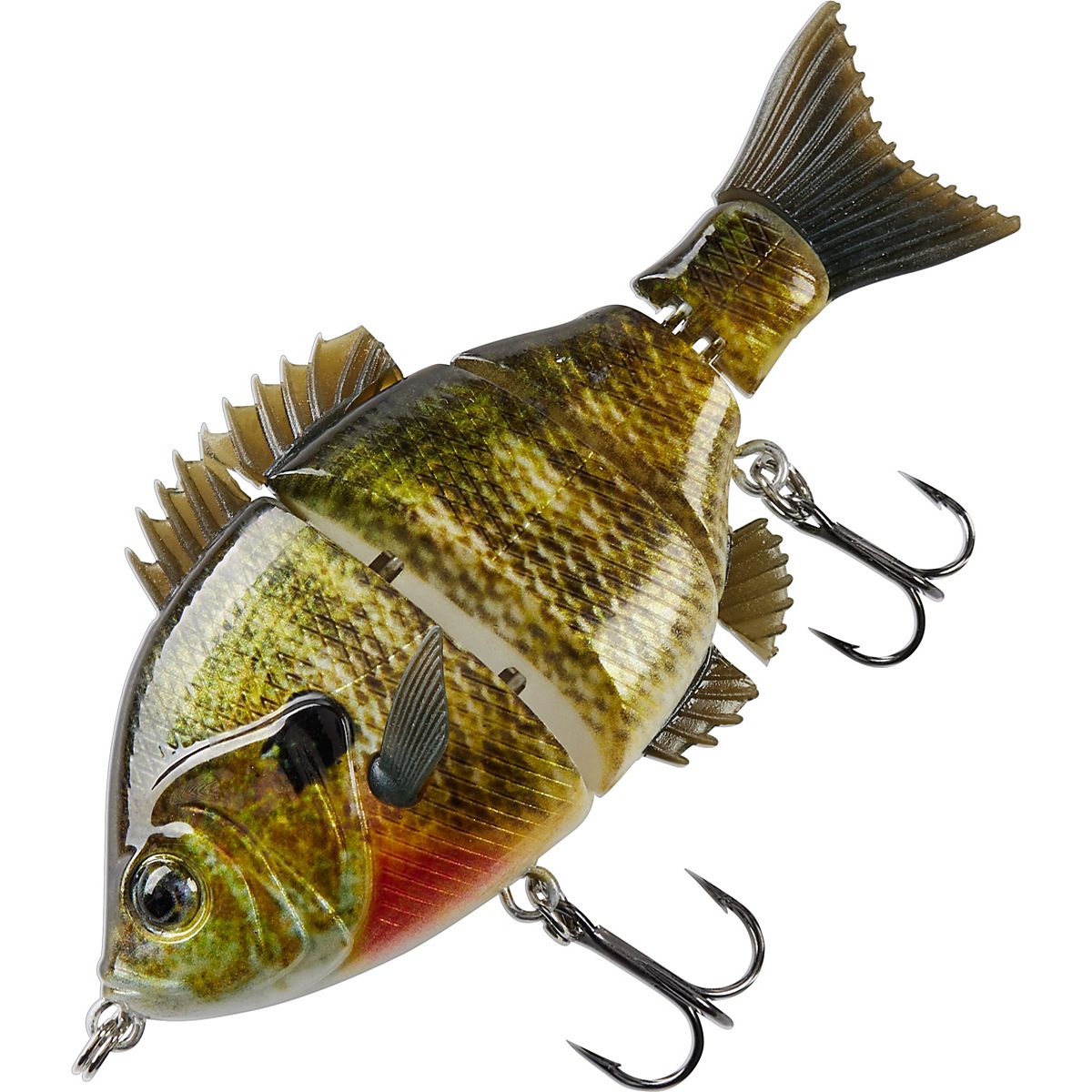 H20 Xpress 4.5” Jointed Sunfish Live Bluegill Lure Bait Realistic 3D  Swimming