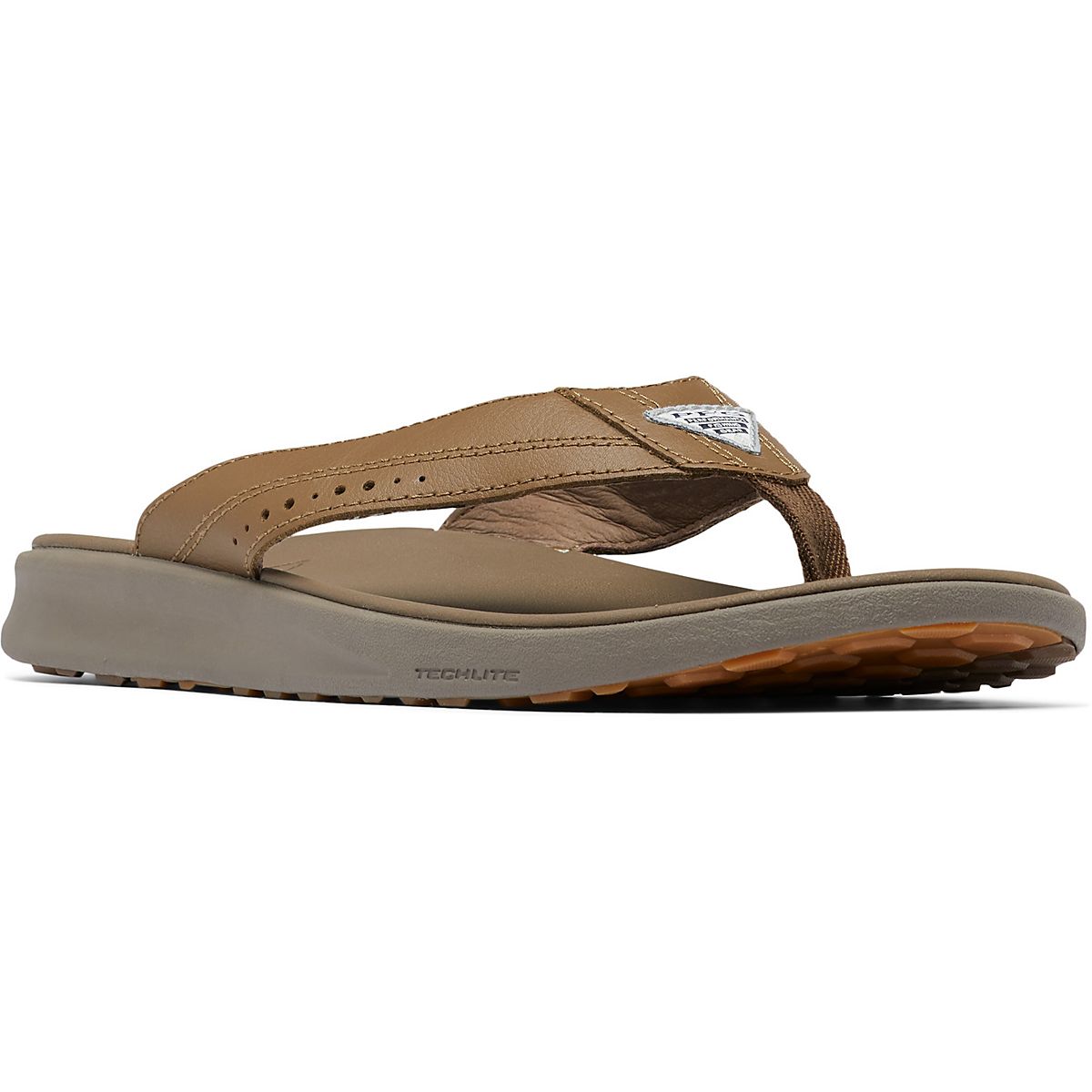 NWT COLUMBIA Mens Brown Rostra Beachcomber Open Toe Slip On Flip Flop Sandal 13 Amazon.com | Columbia Men main image 2