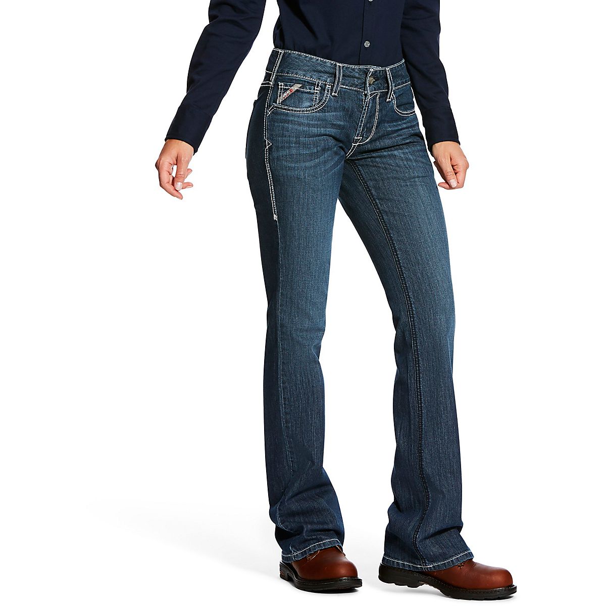 Ariat Women's FR Stretch DuraLight Ella Jeans Academy