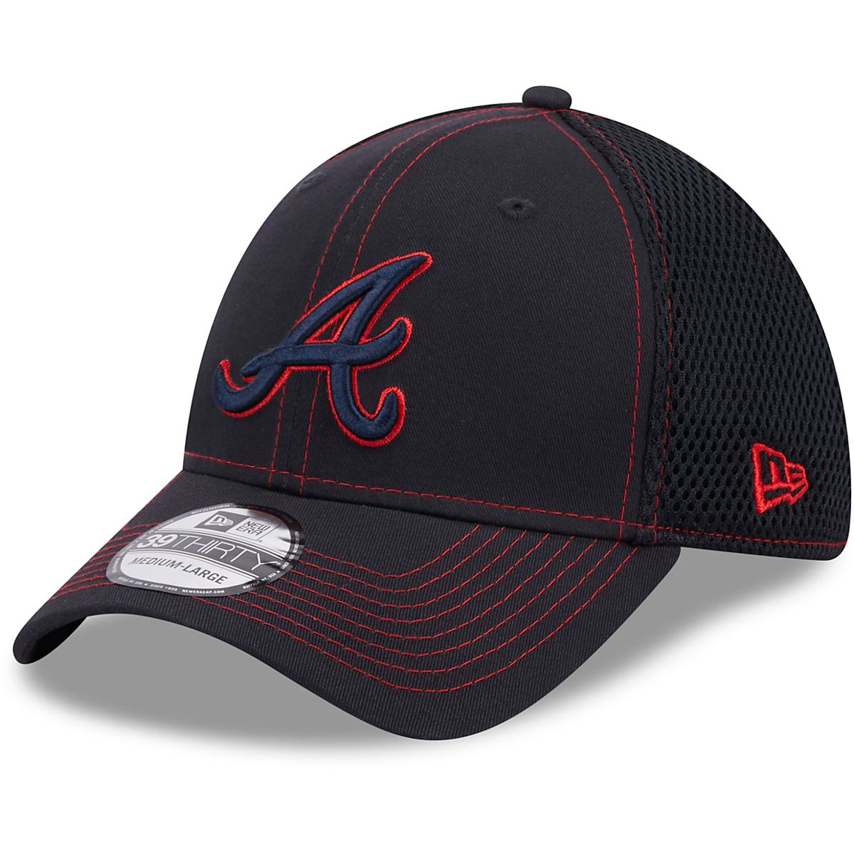  New Era Men's Atlanta Braves, White, Medium/Large : Sports &  Outdoors