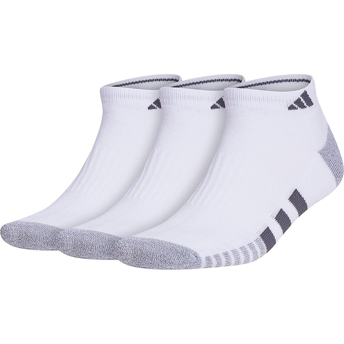 adidas Men's Cushioned 3.0 Low-Cut Socks 3-Pack | Academy