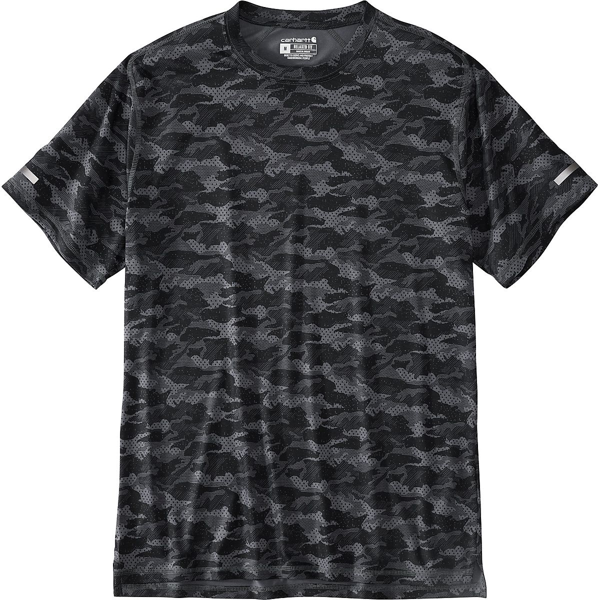 Carhartt Men's Camo Lightweight LWD Relaxed Fit Shirt Academy