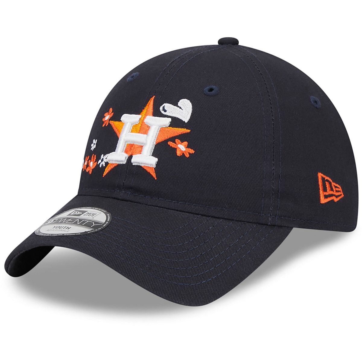 Houston Astros New Era Women's Bouquet 9TWENTY Adjustable Hat - Gray