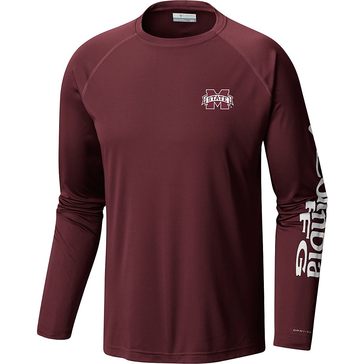 Columbia Sportswear Men's Mississippi State University Terminal Tackle Fish  Flag Long Sleeve T-shirt
