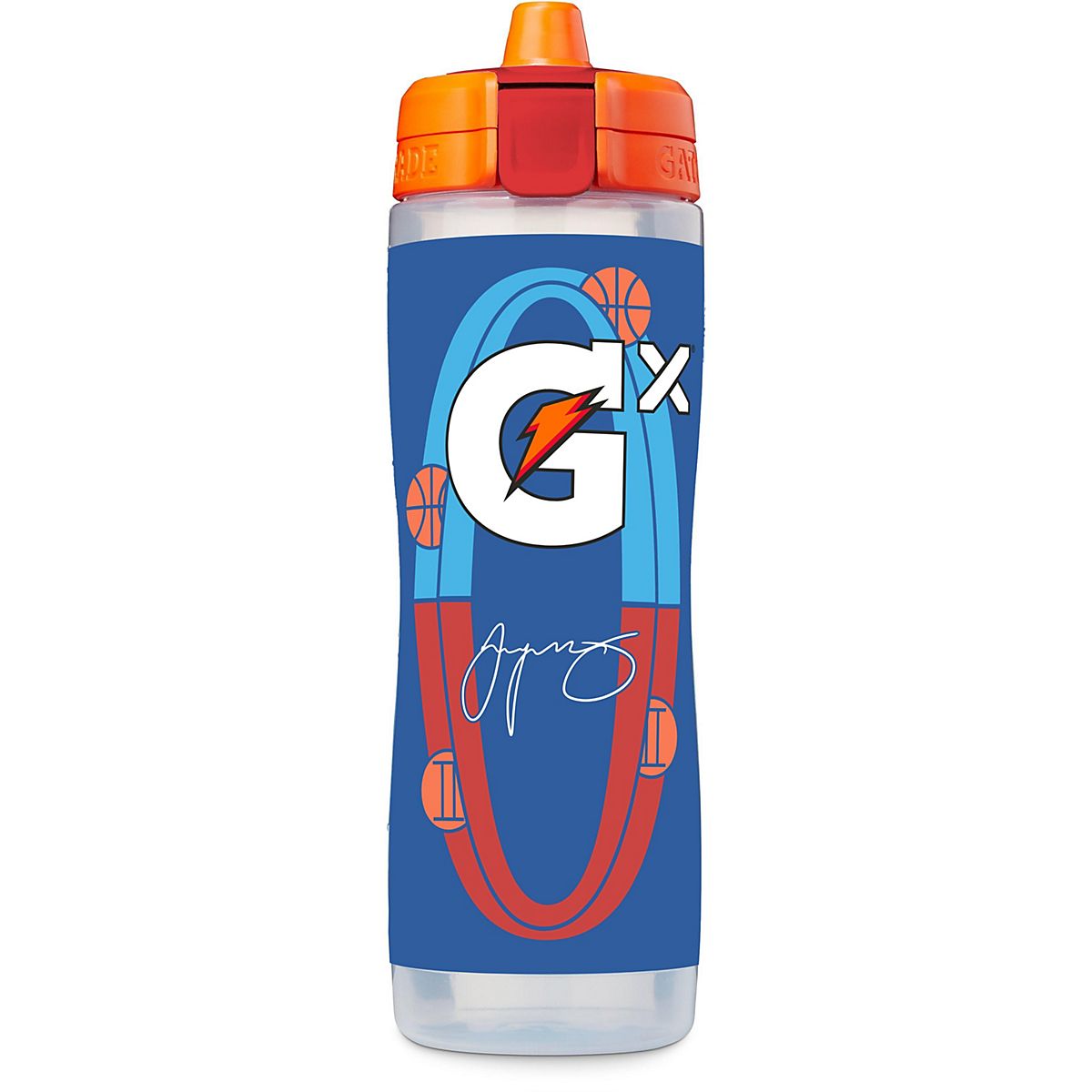 Basketball Flame Watter Bottle, Personalized Sports Water Bottle