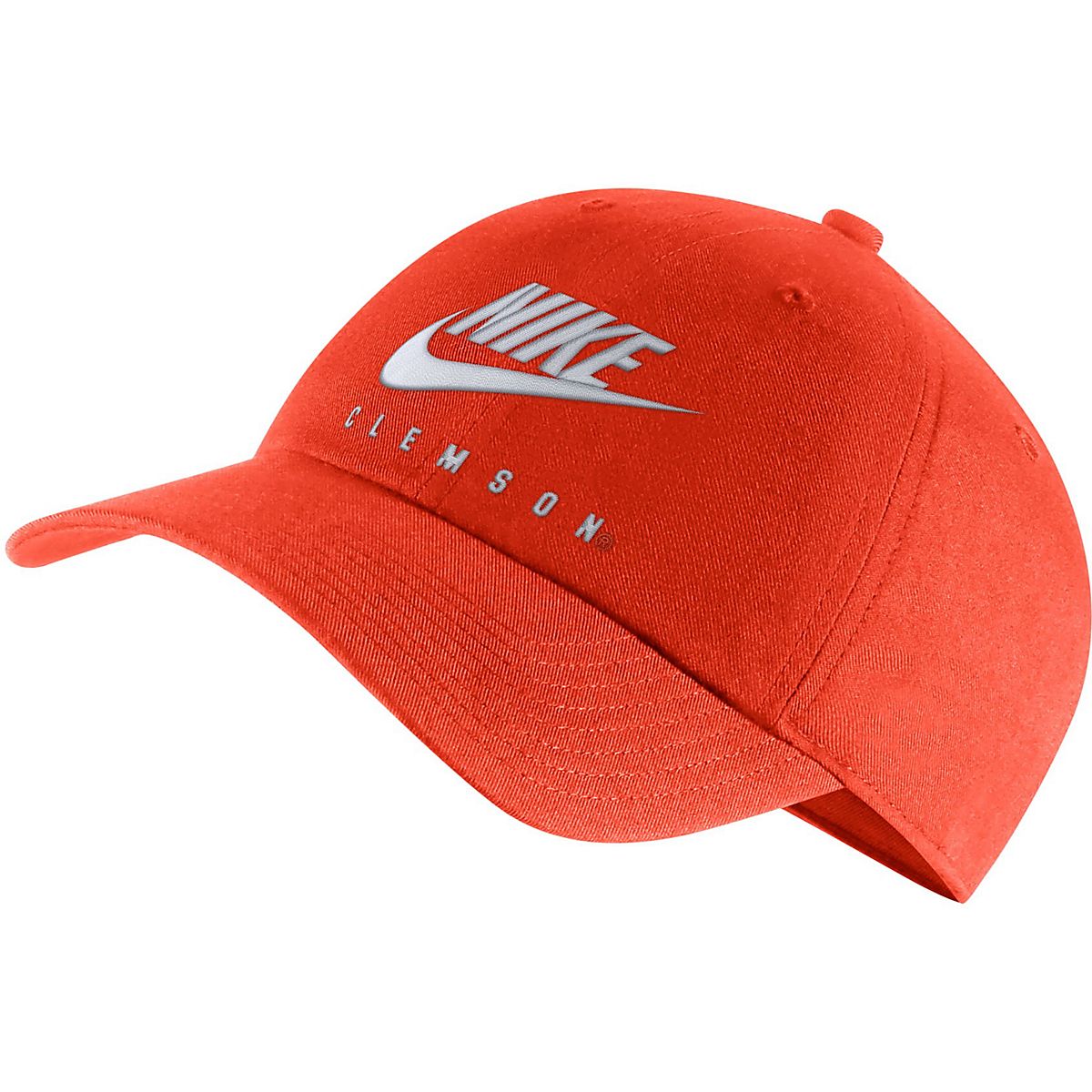 Nike Men's Clemson University Futura Swoosh Campus Cap Academy
