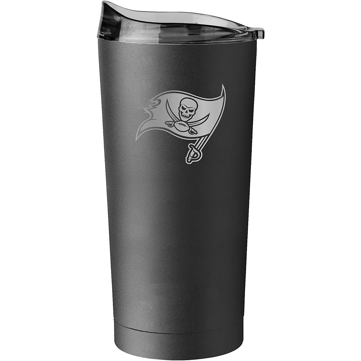 Logo Brands Tampa Bay Buccaneers Etch Black Powder Coat 20 oz Tumbler ...