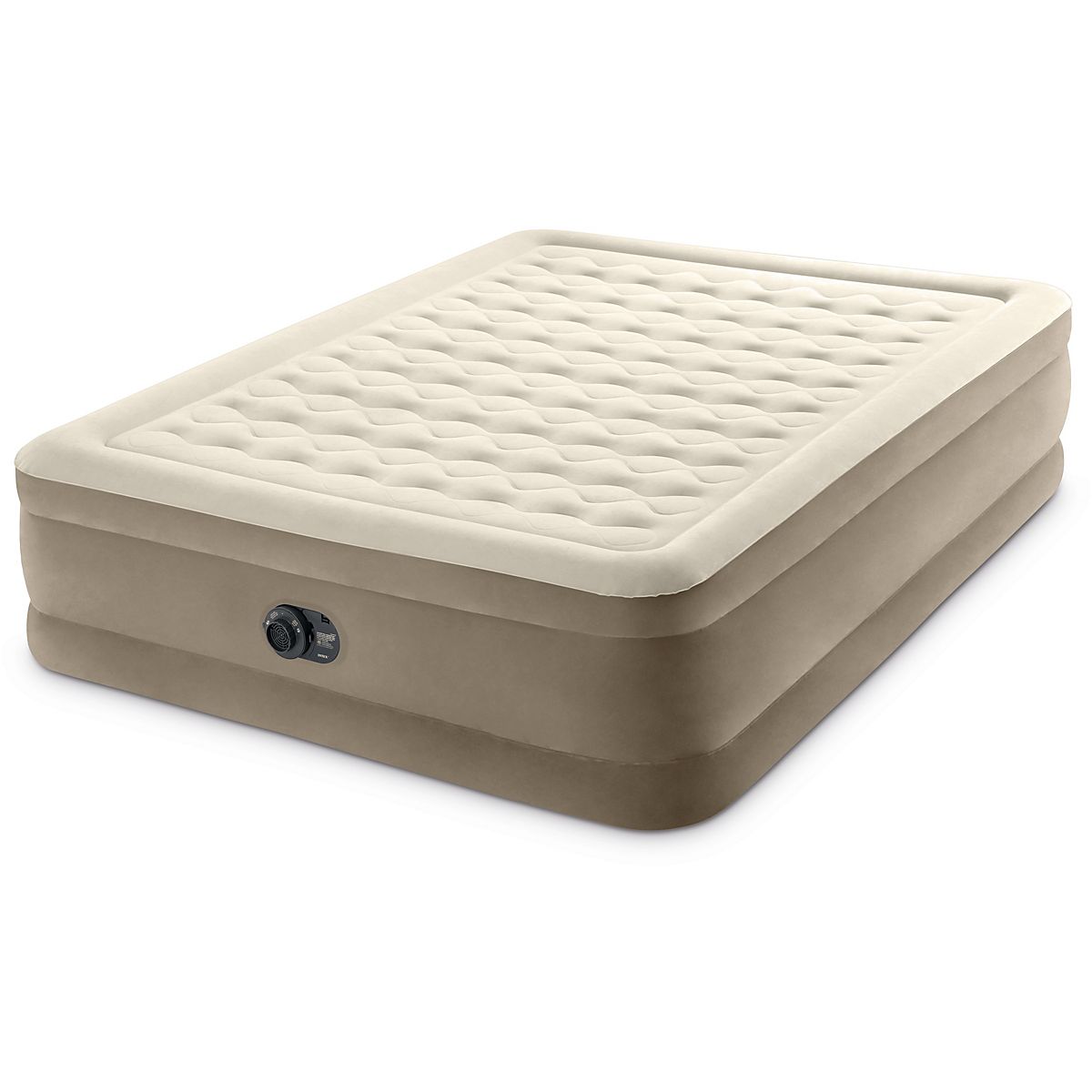 INTEX Dura-Beam Deluxe Queen Ultra-Plush Airbed with Fiber-Tech RP | Academy