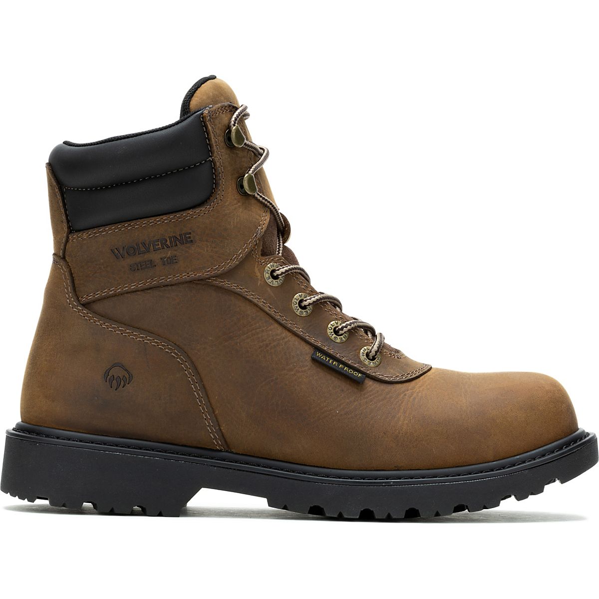 Wolverine Men's Iron Ridge Steel EH Steel Toe Lace Up Work Boots | Academy