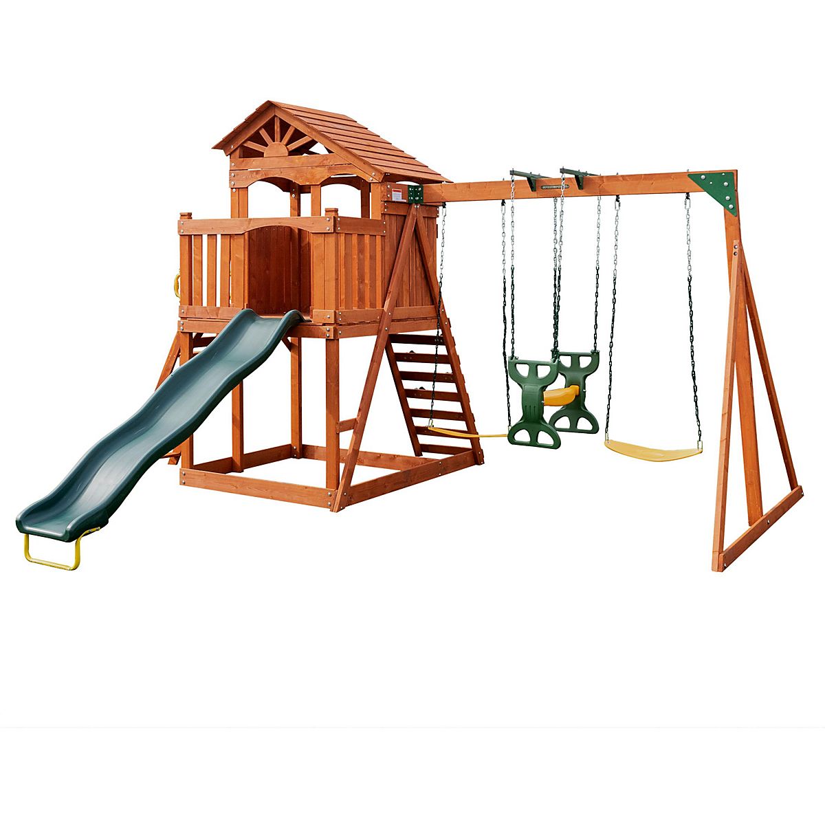 Sportspower Spring Ridge Wood Swing Set | Academy